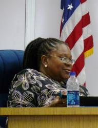 OMB Director Debra Gottlieb at a previous Senate hearing (file photo). OMB Director Debra Gottlieb at a previous Senate hearing (file photo).